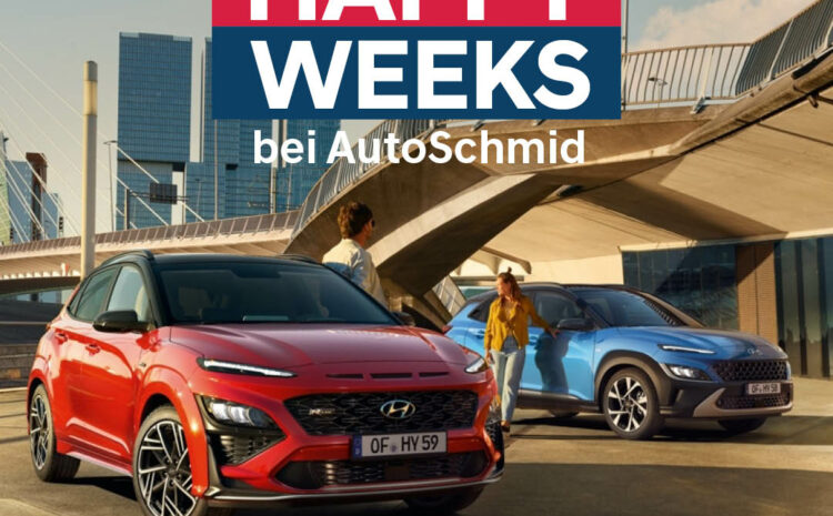  Die Hyundai KONA Happy Weeks