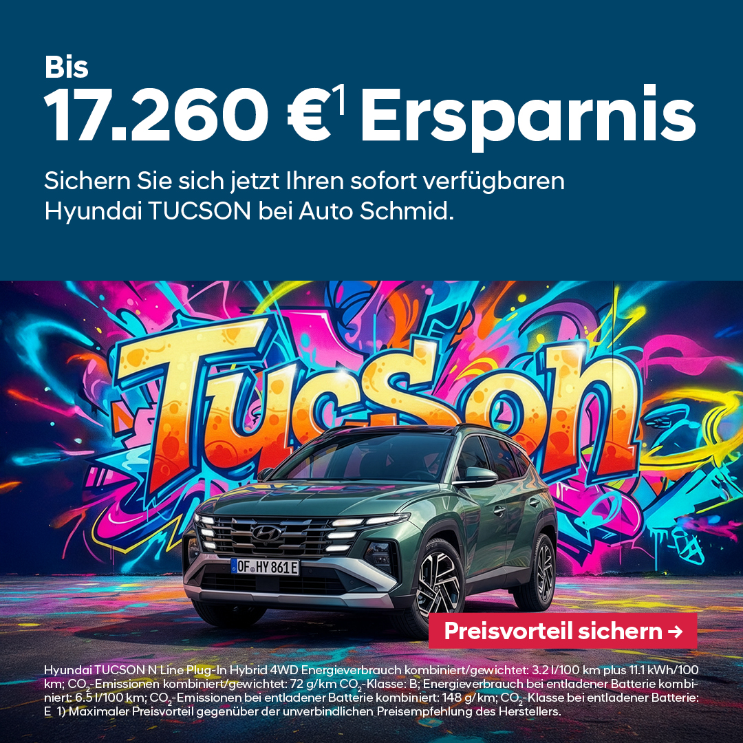 BEITRAG Hyundai Tucson Preisvorteil