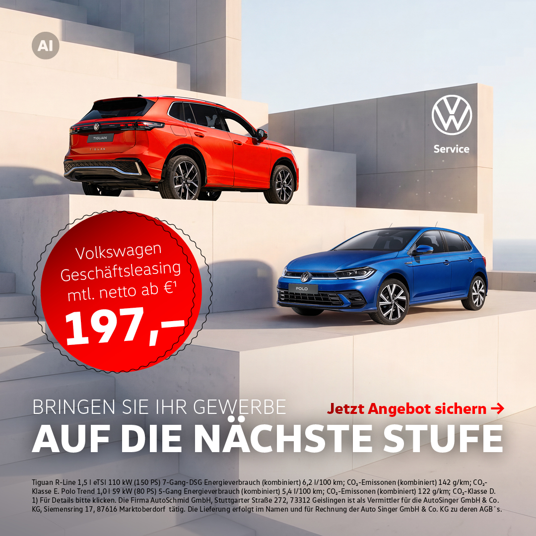 VW Gewerbe Sonderleasing